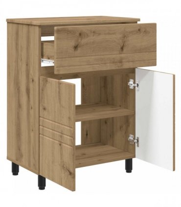 vidaXL Bathroom Vanity Unit Artisan Oak 60 x 35 x 80 cm