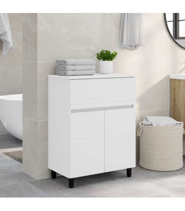 vidaXL Bathroom Vanity Unit White 60 x 35 x 80 cm Engineered Wood