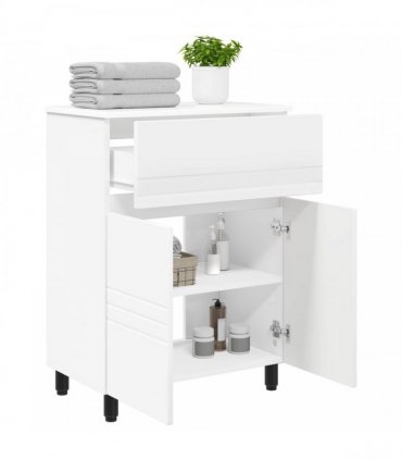 vidaXL Bathroom Vanity Unit White 60 x 35 x 80 cm Engineered Wood
