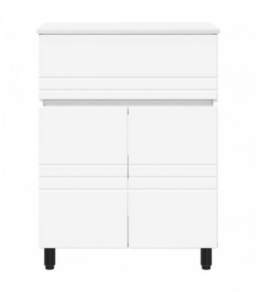 vidaXL Bathroom Vanity Unit White 60 x 35 x 80 cm Engineered Wood