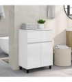 vidaXL Bathroom Vanity Unit High Gloss White 60 x 35 x 80 cm