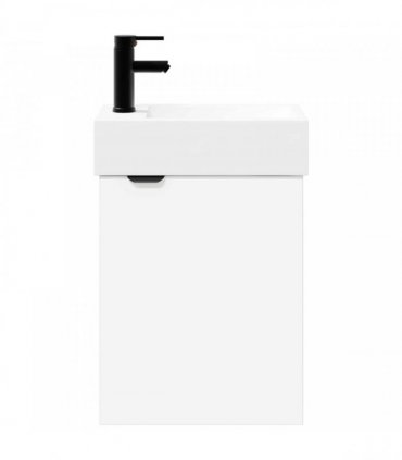 vidaXL Bathroom Vanity Unit with Tap White 45.5 x 22.5 x 84 cm — Model: Left hand