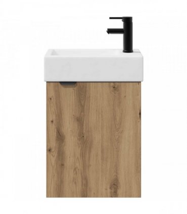 vidaXL Bathroom Vanity Unit with Tap Artisan Oak 45.5 x 22.5 x 84 cm — Model: Right hand