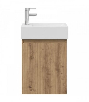 vidaXL Bathroom Vanity Unit with Tap Artisan Oak 45.5 x 22.5 x 84 cm — Model: with left faucet