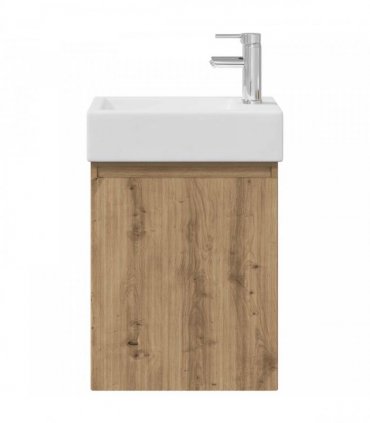 vidaXL Bathroom Vanity Unit with Tap Artisan Oak 45.5 x 22.5 x 84 cm — Model: with right faucet