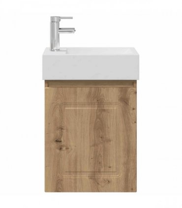 vidaXL Bathroom Vanity Unit with Tap Artisan Oak 45.5 x 22.5 x 84 cm — Model: with left faucet — V0672169504