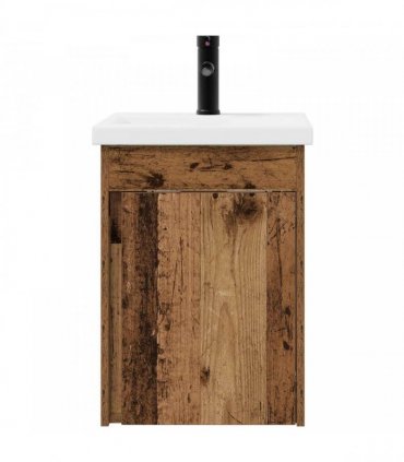 vidaXL Bathroom Vanity Unit with Tap Old Wood 42 x 40 x 74.5 cm