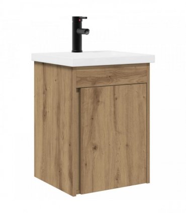 vidaXL Bathroom Vanity Unit with Tap Artisan Oak 42 x 40 x 74.5 cm