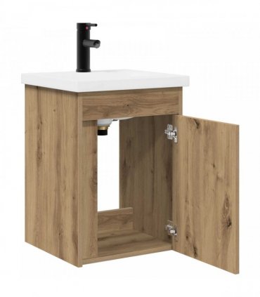 vidaXL Bathroom Vanity Unit with Tap Artisan Oak 42 x 40 x 74.5 cm