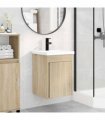 vidaXL Bathroom Vanity Unit with Tap Sonoma Oak 42 x 40 x 74.5 cm