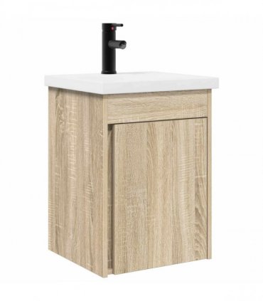 vidaXL Bathroom Vanity Unit with Tap Sonoma Oak 42 x 40 x 74.5 cm