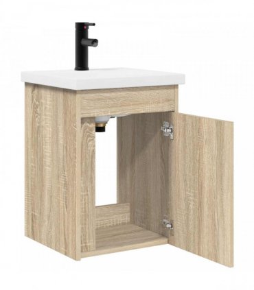 vidaXL Bathroom Vanity Unit with Tap Sonoma Oak 42 x 40 x 74.5 cm