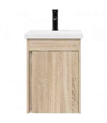 vidaXL Bathroom Vanity Unit with Tap Sonoma Oak 42 x 40 x 74.5 cm