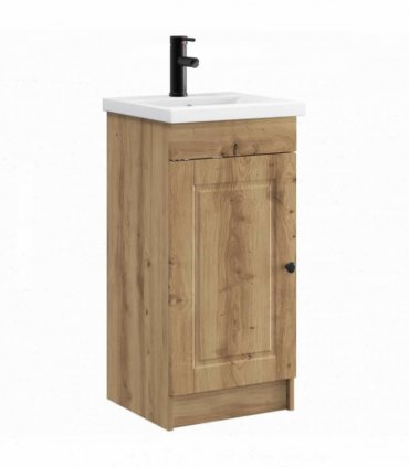 vidaXL Bathroom Vanity with Sink Artisan Oak 42 x 40 x 84.5 cm