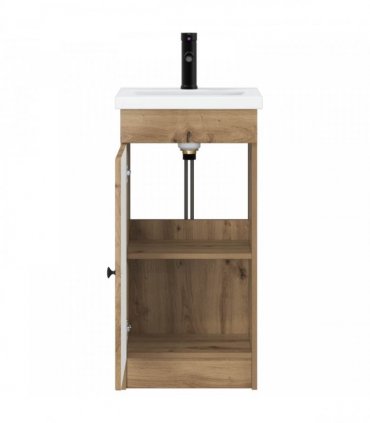 vidaXL Bathroom Vanity with Sink Artisan Oak 42 x 40 x 84.5 cm