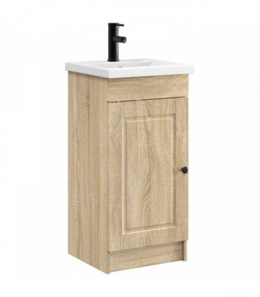vidaXL Bathroom Vanity with Sink Sonoma Oak 42 x 40 x 84.5 cm