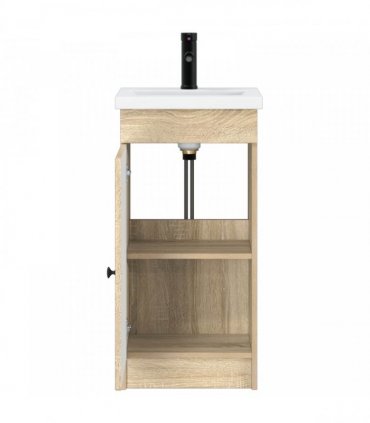 vidaXL Bathroom Vanity with Sink Sonoma Oak 42 x 40 x 84.5 cm
