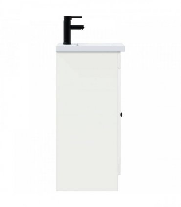 vidaXL Bathroom Vanity with Sink High Gloss White 42 x 40 x 84.5 cm