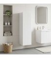 vidaXL Wall-mounted Bathroom Cabinet High Gloss White — Size: 33 x 34.5 x 60 cm