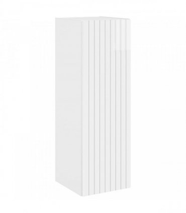 vidaXL Wall-mounted Bathroom Cabinet High Gloss White — Size: 33 x 34.5 x 60 cm