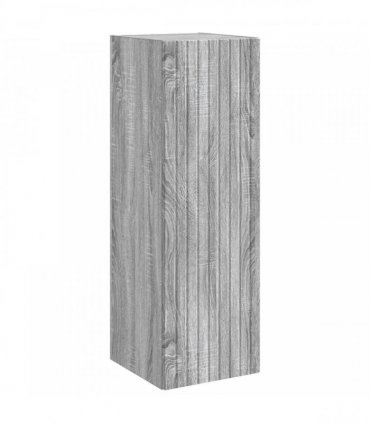 vidaXL Wall-mounted Bathroom Cabinet Grey Sonoma 33 x 34.5 x 100 cm