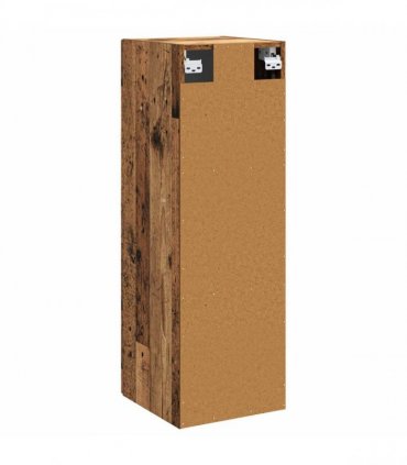 vidaXL Wall-mounted Bathroom Cabinet Old Wood 33 x 34.5 x 100 cm