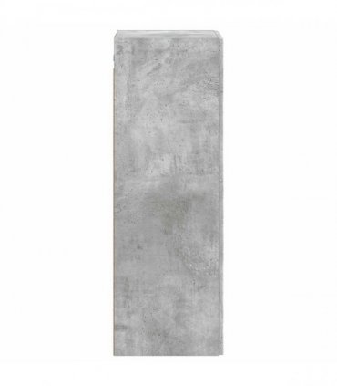 vidaXL Wall-mounted Bathroom Cabinet Concrete Grey 33 x 34.5 x 60 cm