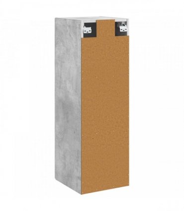 vidaXL Wall-mounted Bathroom Cabinet Concrete Grey 33 x 34.5 x 60 cm