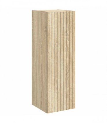 vidaXL Wall-mounted Bathroom Cabinet Sonoma Oak 33 x 34.5 x 60 cm