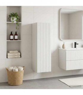 vidaXL Wall-mounted Bathroom Cabinet White 33 x 34.5 x 60 cm