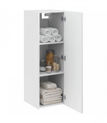 vidaXL Wall-mounted Bathroom Cabinet White 33 x 34.5 x 60 cm