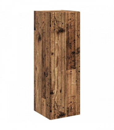 vidaXL Wall-mounted Bathroom Cabinet Old Wood 33 x 34.5 x 60 cm
