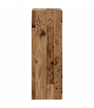 vidaXL Wall-mounted Bathroom Cabinet Old Wood 33 x 34.5 x 60 cm