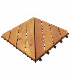 vidaXL Decking Tile 20 pcs Brown 30 x 30 cm Acacia Hardwood — V0672184139