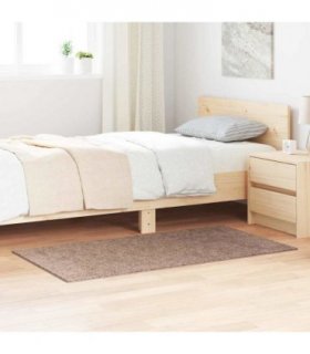 vidaXL Anti-slip Shaggy Rug Brown 80 x 150 cm PP