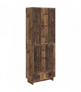 vidaXL Cabinet Set 2 pcs Old Wood 66 x 34.5 x 95 cm Engineered Wood