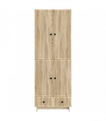 vidaXL Cabinet Set 2 pcs Sonoma Oak 66 x 34.5 x 95 cm Engineered Wood