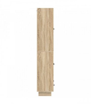 vidaXL Cabinet Set 2 pcs Sonoma Oak 66 x 34.5 x 95 cm Engineered Wood