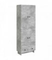 vidaXL Cabinet Set 2 pcs Concrete Grey 66 x 34.5 x 95 cm