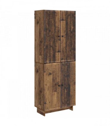 vidaXL Cabinet Set 2 pcs Old Wood 66 x 34.5 x 90 cm Engineered Wood