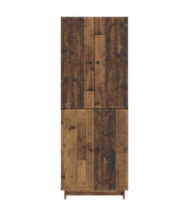 vidaXL Cabinet Set 2 pcs Old Wood 66 x 34.5 x 90 cm Engineered Wood