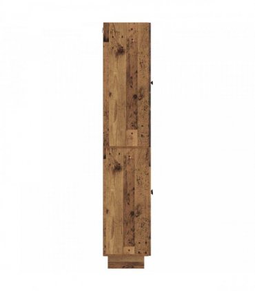 vidaXL Cabinet Set 2 pcs Old Wood 66 x 34.5 x 90 cm Engineered Wood