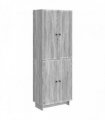 vidaXL Cabinet Set 2 pcs Grey Sonoma 66 x 34.5 x 90 cm Engineered Wood