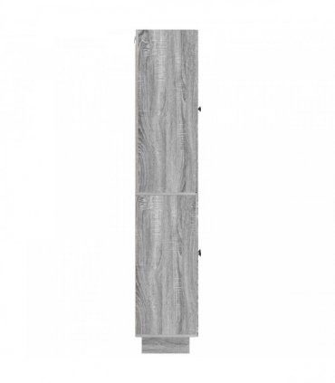 vidaXL Cabinet Set 2 pcs Grey Sonoma 66 x 34.5 x 90 cm Engineered Wood