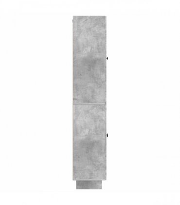 vidaXL Cabinet Set 2 pcs Concrete Grey 66 x 34.5 x 90 cm