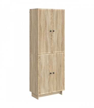 vidaXL Cabinet Set 2 pcs Sonoma Oak 66 x 34.5 x 90 cm Engineered Wood