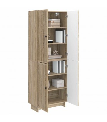 vidaXL Cabinet Set 2 pcs Sonoma Oak 66 x 34.5 x 90 cm Engineered Wood