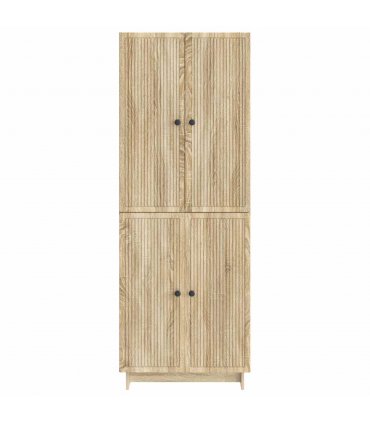 vidaXL Cabinet Set 2 pcs Sonoma Oak 66 x 34.5 x 90 cm Engineered Wood