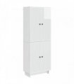 vidaXL Cabinet Set 2 pcs High Gloss White 66 x 34.5 x 90 cm