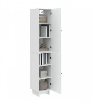 vidaXL Cabinet Set 2 pcs High Gloss White 34.5 x 33 x 90 cm